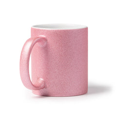 Tazza Glitter Rosa Sublimazione