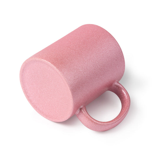 Tazza Glitter Rosa Sublimazione